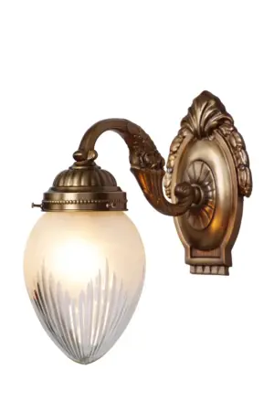Pecs wall light X. - LED handmade brass wall light