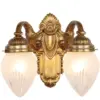 Pecs wall light XI. - LED handmade brass wall light