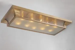 Petitot ceiling fitting VIII. - LED handmade brass ceiling lamp