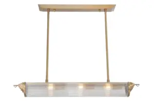 Petitot pendant IX. - LED handmade brass pendant