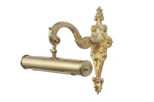 Picture light V. - LED handmade brass picture light