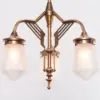 Prague 3 armed chandelier II. - LED handmade brass chandelier - Image 4