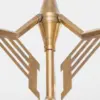 Prague 3 armed chandelier II. - LED handmade brass chandelier - Image 5