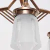 Prague 3 armed chandelier II. - LED handmade brass chandelier - Image 6