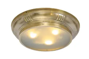 Prague Ceiling Fitting 030 - LED handmade brass ceiling lamp
