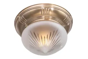 Prague ceiling fitting 20/2 - LED handmade brass ceiling lamp