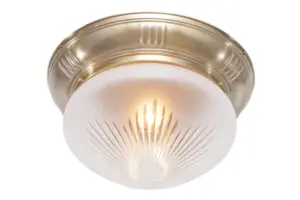 Prague ceiling fitting 25/2 - LED handmade brass ceiling lamp