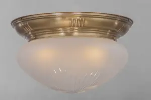 Prague ceiling fitting 30/2 - LED handmade brass ceiling lamp