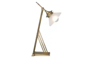 Prague table lamp II. - LED handmade brass table lamp