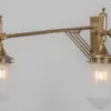 Prague wall light VII. - LED handmade brass wall light - Image 2