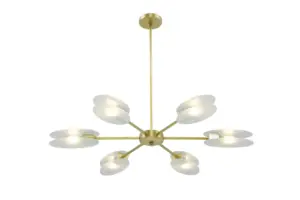 Present chandelier 1 - LED handmade brass chandelier