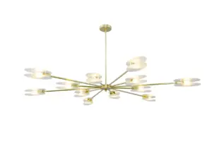 Present chandelier 3 - LED handmade brass chandelier