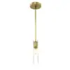 Present pendant 1 - LED handmade brass pendant