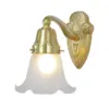 Solo B wall light I. - LED handmade brass wall light
