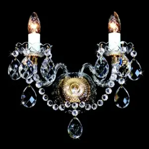 Temse fk 2/2 - LED handmade brass wall light
