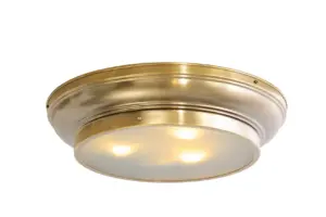 Tribu Ceiling Fitting 030 - LED handmade brass ceiling lamp