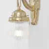 Triest wall light I. - LED handmade brass wall light