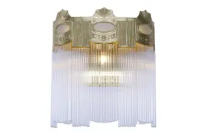 Triest wall light IV. - LED handmade brass wall light