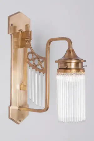 Triest wall light V. - LED handmade brass wall light