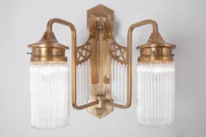 Triest wall light VI. - LED handmade brass wall light