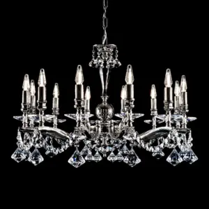 Vienna C 12 K - LED handmade brass chandelier