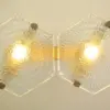 HEXXA PENDANT 02 - LED handmade brass pendant - Image 3