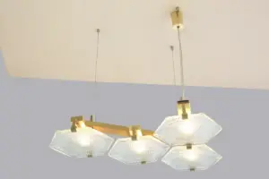 HEXXA PENDANT 04 - LED handmade brass pendant