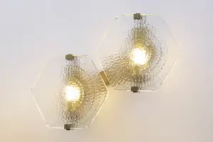 HEXXA WALL LIGHT 02 - LED handmade brass wall light