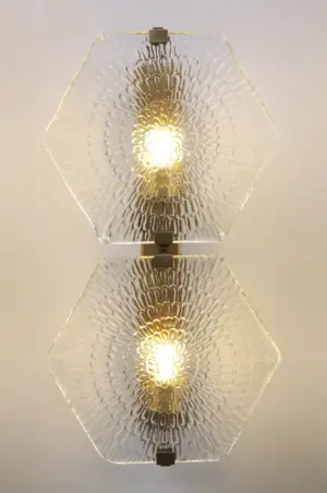 HEXXA WALL LIGHT 02 LIN - LED handmade brass wall light