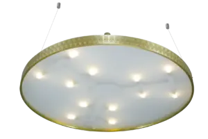 Éclipse 110 G9 Pendant - LED handmade brass pendant