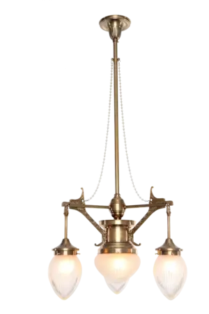 Lisbon 3 armed chandelier
