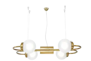 Ottone pendant 2 - LED handmade brass pendant