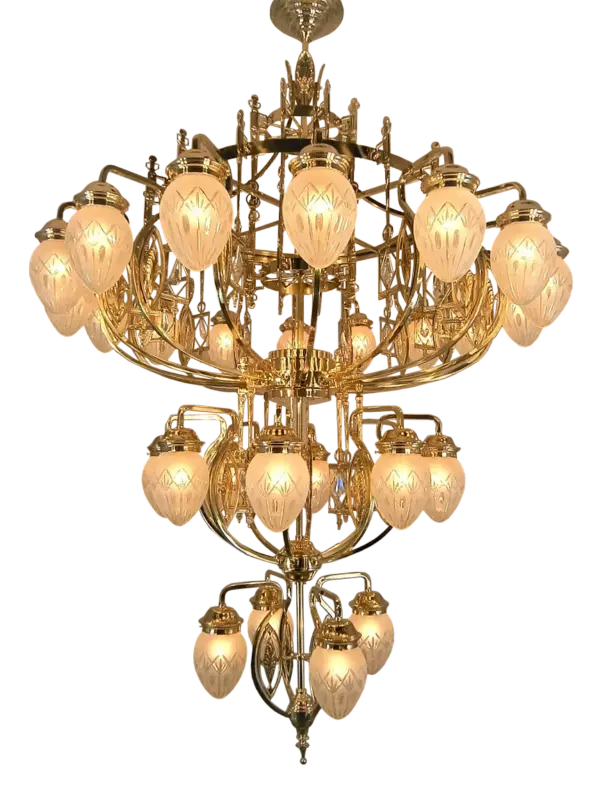 Png Pannon 28 Armed Chandelier 1