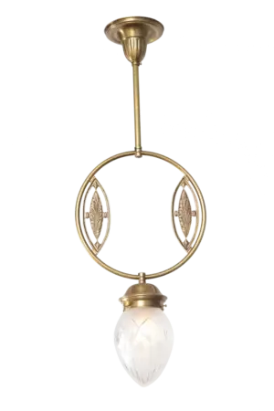 Pannon pendant I. - LED handmade brass pendant