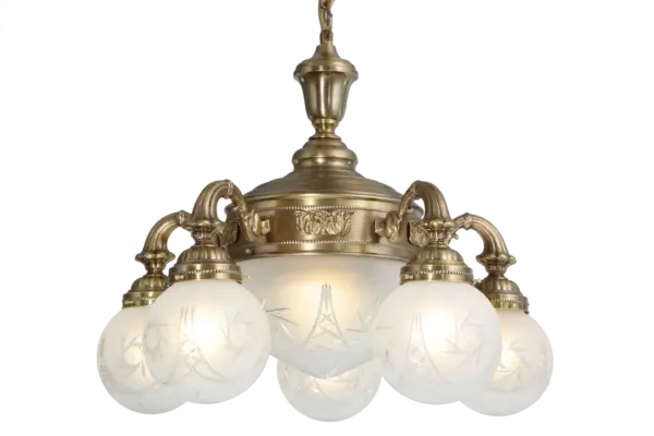 Png Papa 5 Armed Chandelier I 1