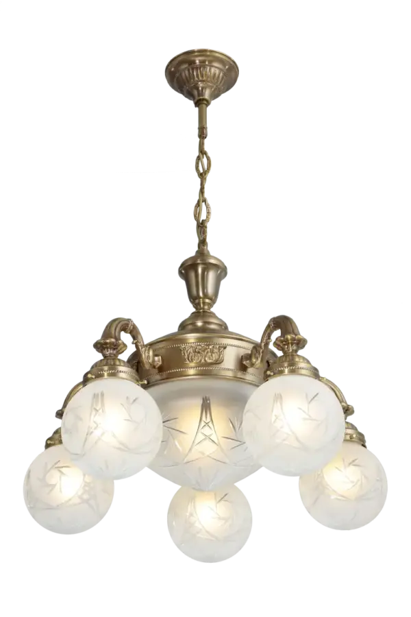 Png Papa 5 Armed Chandelier I 7