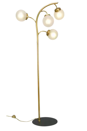 Primavera Floor Lamp - LED handmade brass floor lamp