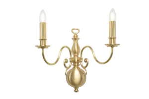 Rotterdam wall light big - LED handmade brass wall light