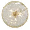 Macaron pendant horizontal 50 - LED handmade brass pendant - Image 3
