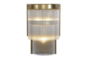 Contemporary wall light with double tiers 67
