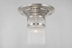 Restored Viennese art nouveau ceiling fitting from the 1910's 15