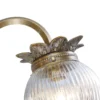 Art nouveau chandelier with 5 arms 241 - Image 4