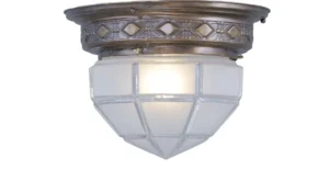 Flush mount with a geometrical shade 149