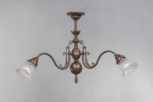 Classical, handmade, lacquered chandelier 21