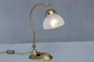 Adjustable, brass table lamp 92
