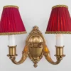 Double wall light with fabric shade Pecs VII