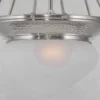 Eclectic and restored pendant with new glass shade 11 - Image 3