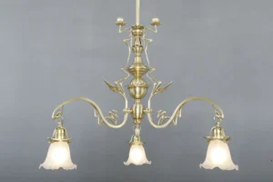 Zig-zag 3 armed chandelier 373