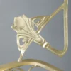 Art nouveau chandelier 371 - Image 2