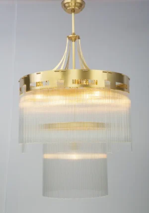 Glass tubes chandelier 299